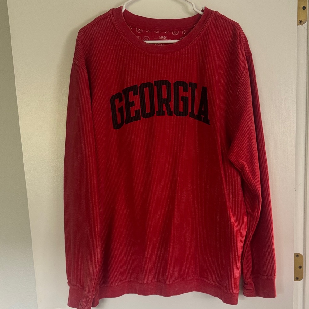 Pressbox Red Georgia Cowl Neck Sweater